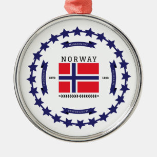 Norway  metal ornament