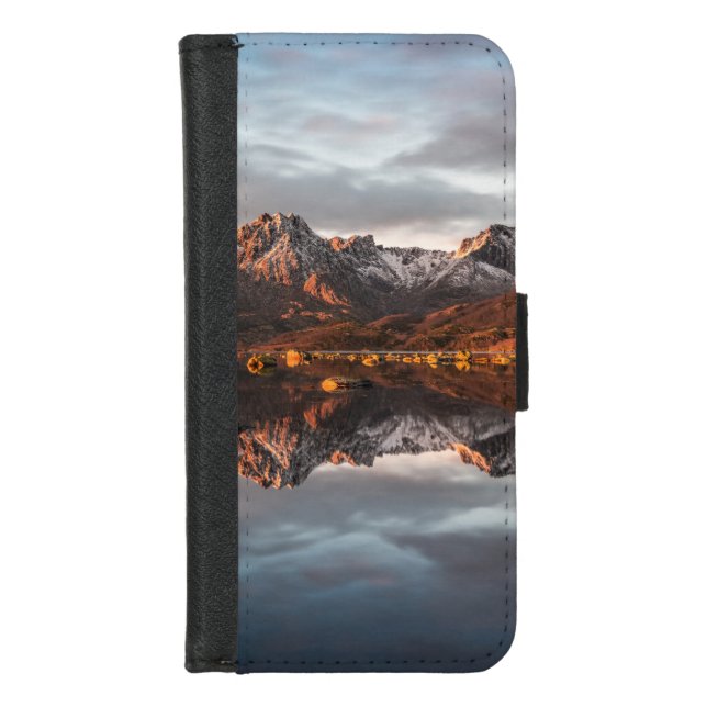 Norway Mountains Landscape Photo iPhone Wallet Case (Front)