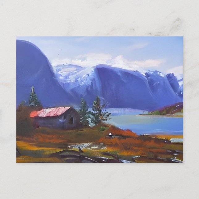Norway Nature art Postcard (Front)