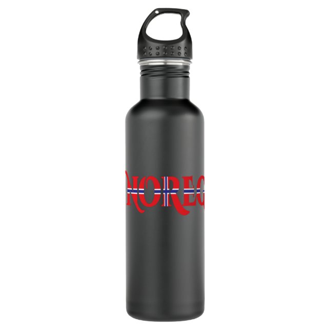 Norway Noreg Norway Stainless Steel Water Bottle (Front)