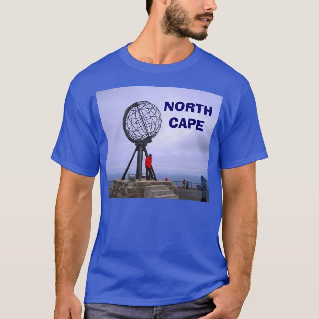 Norway, North cape, globe T-Shirt (Front)