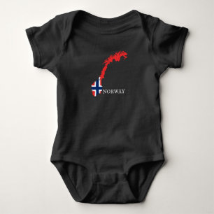Norway - Norway Flag Baby Bodysuit