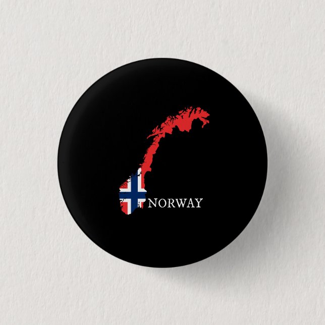 Norway - Norway Flag Button (Front)