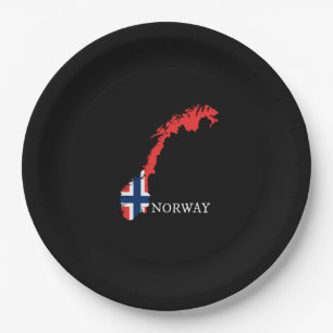 Norway - Norway Flag Paper Plates