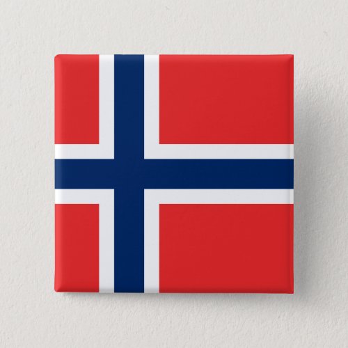 Norway Norwegian Flag Button