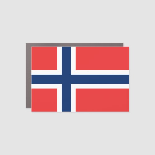 Norway Norwegian Flag Car Magnet
