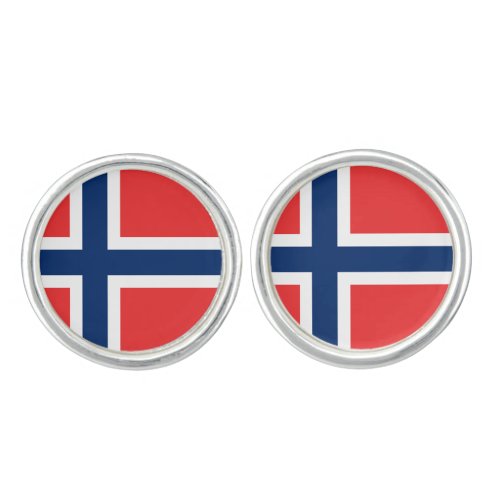 Norway Norwegian Flag Cufflinks