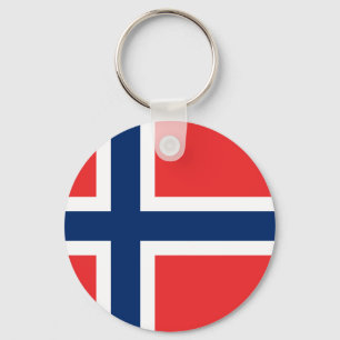 Norway (Norwegian) Flag Keychain