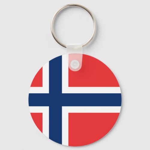 Norway Norwegian Flag Keychain