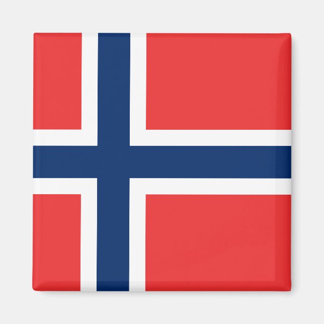 Norway (Norwegian) Flag Magnet (Front)