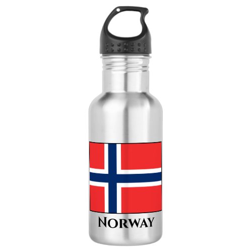 Norway Norwegian Flag Stainless Steel Water Bottle