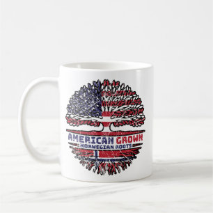 Norway Norwegian US American USA United States Coffee Mug