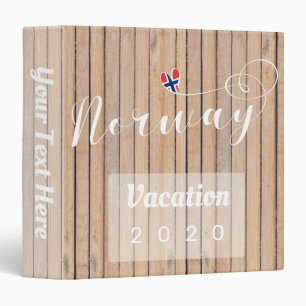 Norway Norwegian Vacation & Holiday Photos 3 Ring Binder