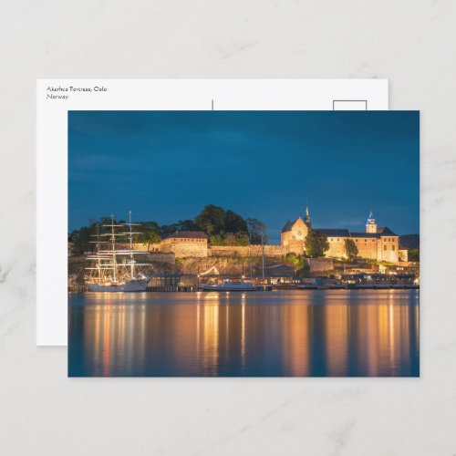 Norway Oslo Akerhus Fortress Postcard