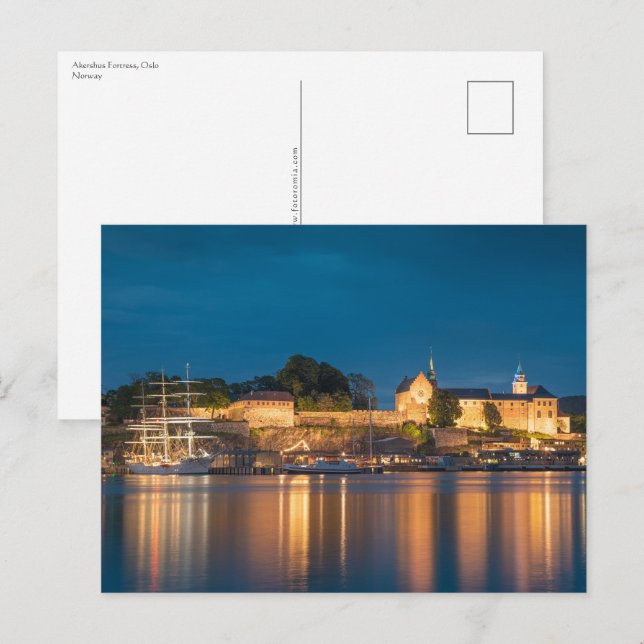 Norway Oslo Akershus Fortress Postcard (Front/Back)