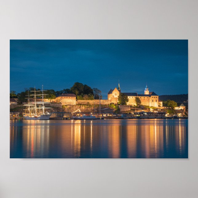 Norway Oslo Akershus Fortress Poster (Front)
