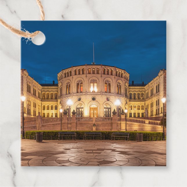 Norway Oslo Favor Tags (Front)