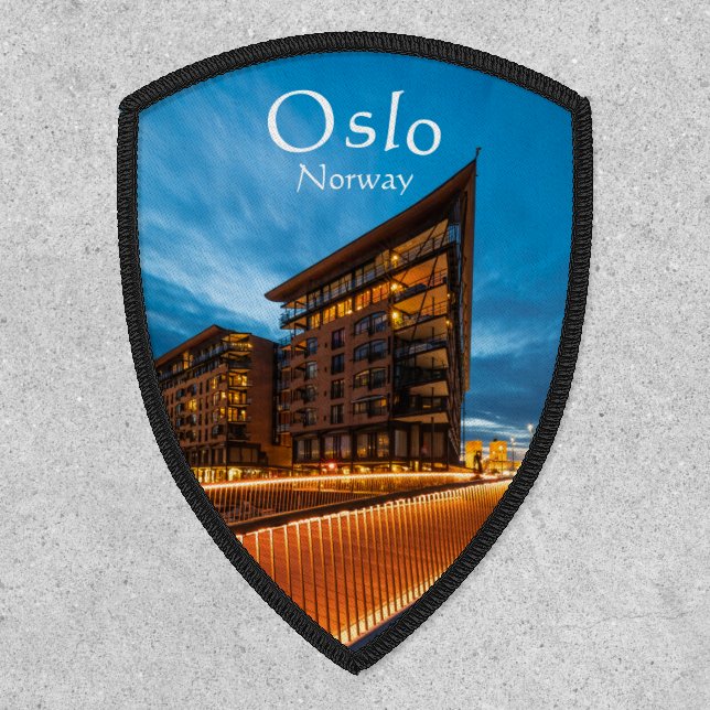 Norway Oslo Souvenir Patch (Front)