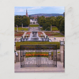 Norway,Park in the centre of Oslo Postcard