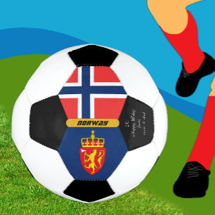 Norway Personalized, Flag, Photo Soccer Ball