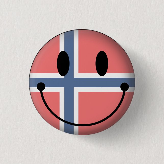 Norway Pinback Button (Front)