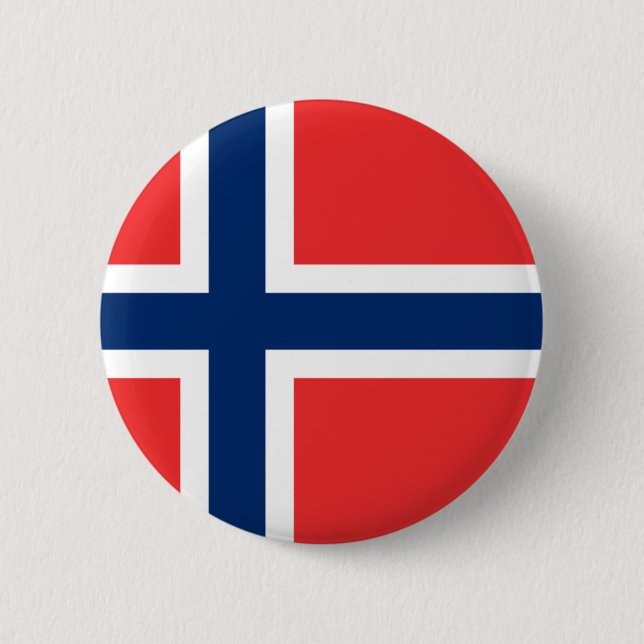 norway pinback button (Front)
