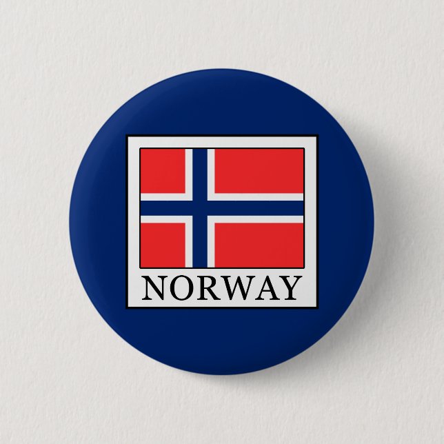 Norway Pinback Button (Front)