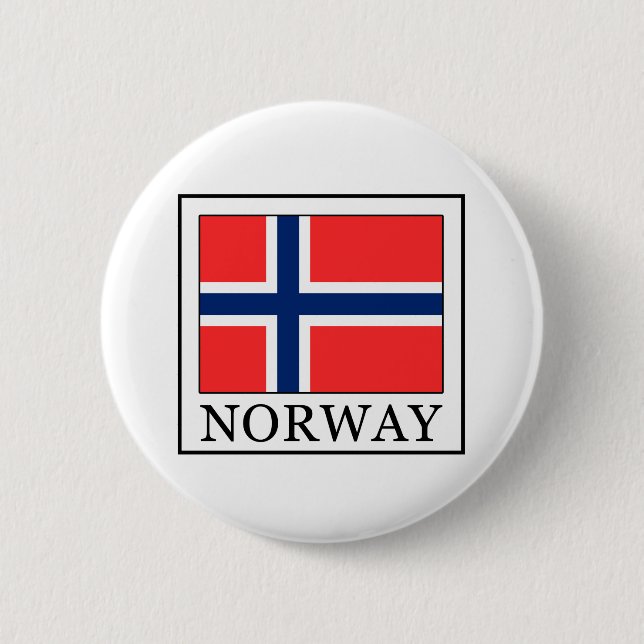 Norway Pinback Button (Front)