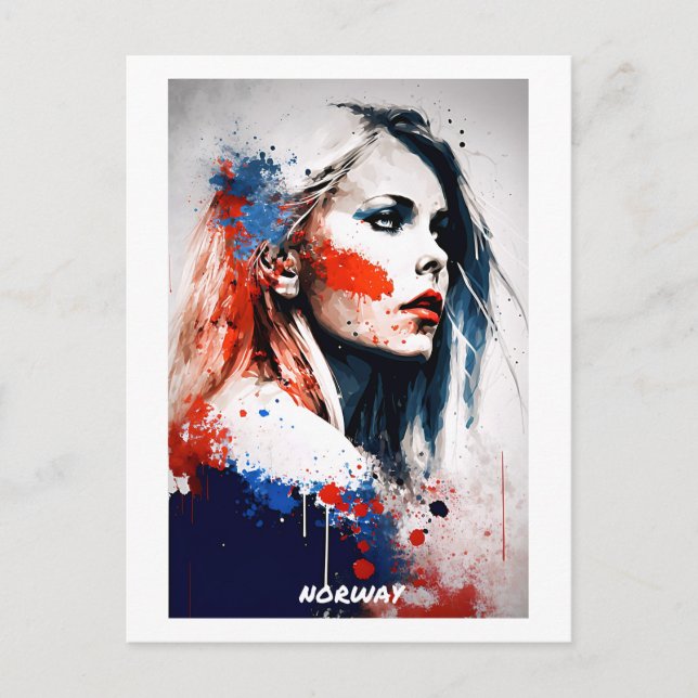 Norway Postcard - Portrait - World of Women (Front)