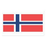 NORWAY RECTANGULAR STICKER