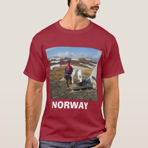 Norway Sami settlement in Lapland T_Shirt