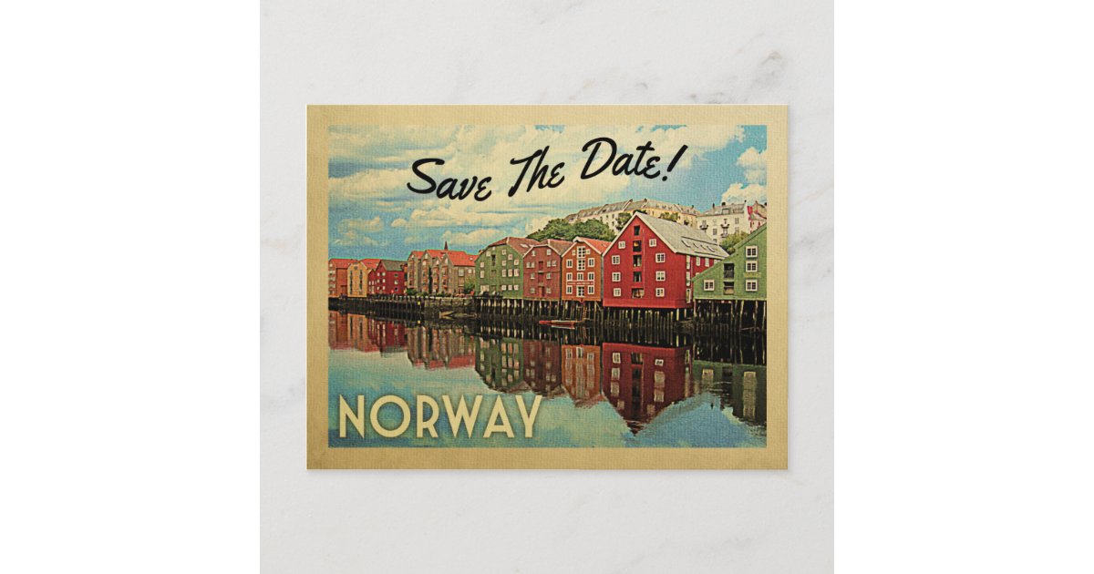 Hawaii Save The Date Vintage Postcards