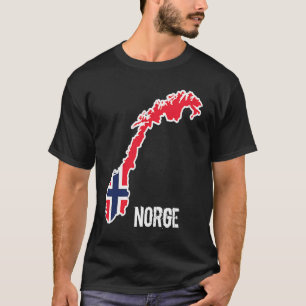 Norway Scandinavia Norwegian Flag Europe T-Shirt