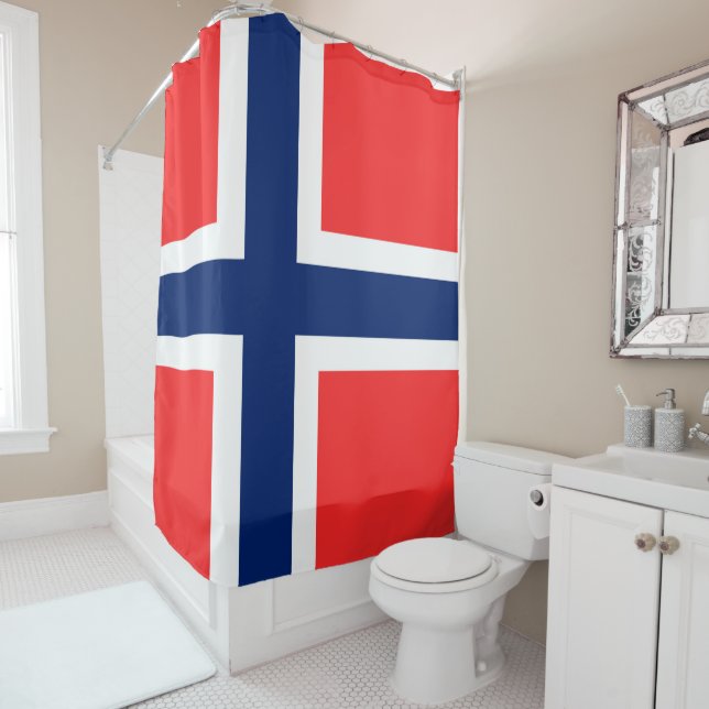 Norway Shower Curtain (In Situ)