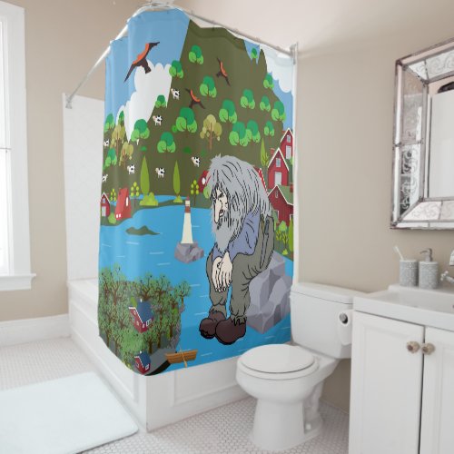 Norway Shower Curtain