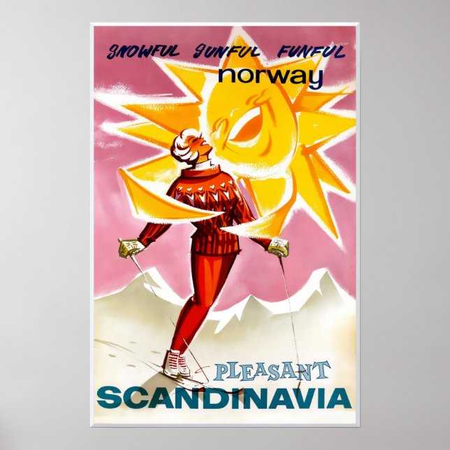 Norway ski poster (Front)
