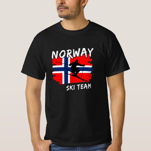 Norway Ski  T-Shirt (Front)