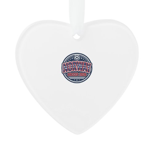 Norway Soccer 2026 Soccer Bold Country Typography  Ornament
