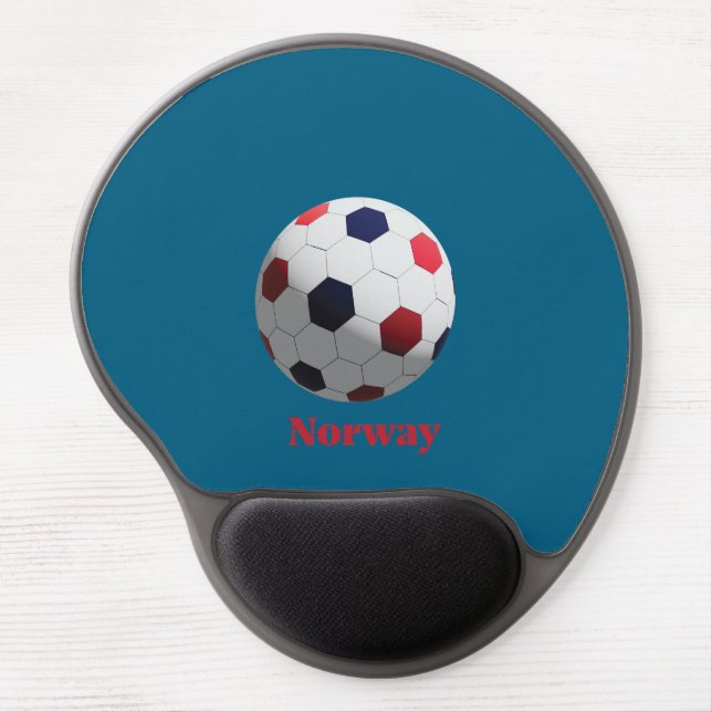 Norway Soccer Gel Mouse Pad (Front)