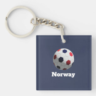 Norway soccer keychain