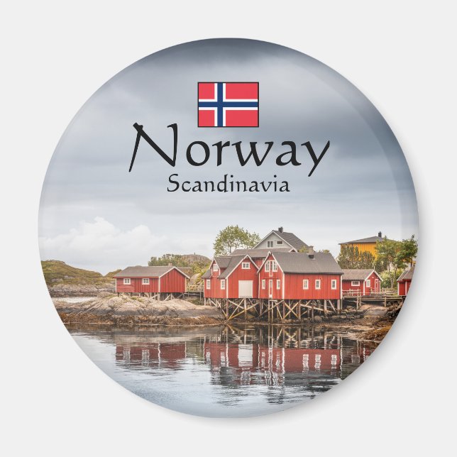 Norway Souvenir Magnet (Front)