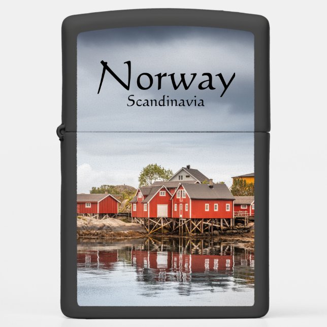 Norway Souvenir Zippo Lighter (Front)