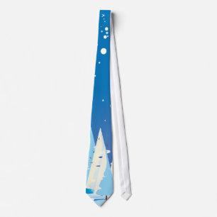 Norway Spruce Forest in the Snow Neck Tie