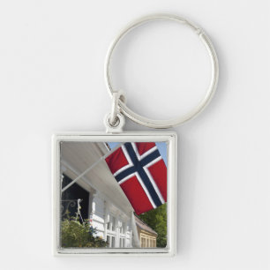 Norway, Stavanger. Historic downtown views. Keychain