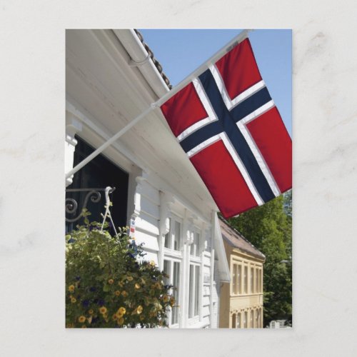 Norway Stavanger Historic downtown views Postcard