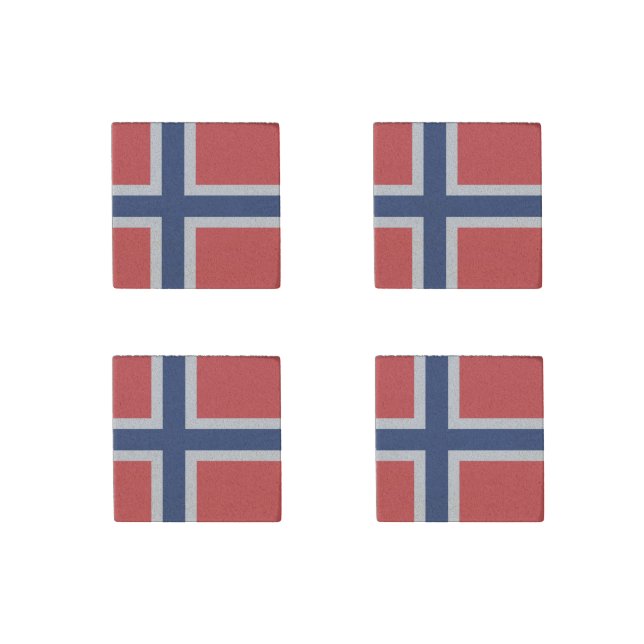 Norway Stone Magnet (Front)