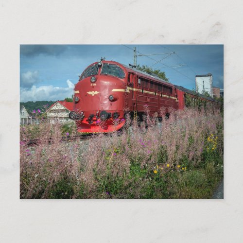 Norway Strenbanen 150 r Jubileumstog Postcard
