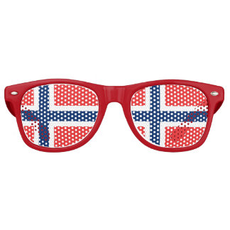 Norway Sunglasses, party shades / Norwegian flag