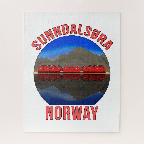 Norway Sunndalsra Travel Norwegian Jigsaw Puzzle