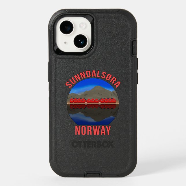 Norway Sunndalsøra Travel Norwegian Otterbox iPhone Case (Back)